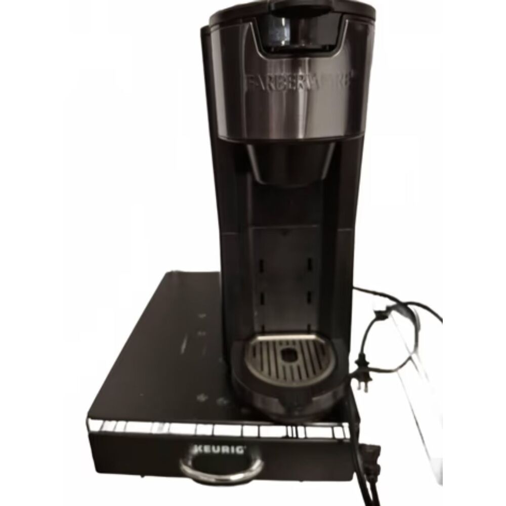 Farberware Single Serve Coffee Maker + Keurig K-Cup Storage Drawer Bundle